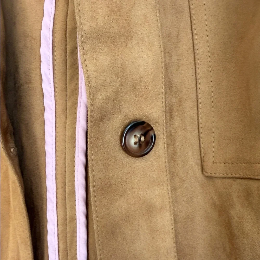NWOT - Kut from the Kloth Matilda Crop Faux Suede Trucker Jacket - Picture 8 of 12